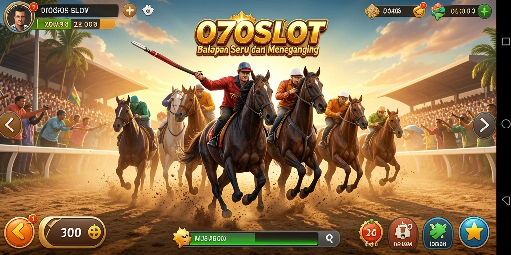 Gameplay menegangkan dan seru di 070SLOT dengan berbagai lintasan balap.