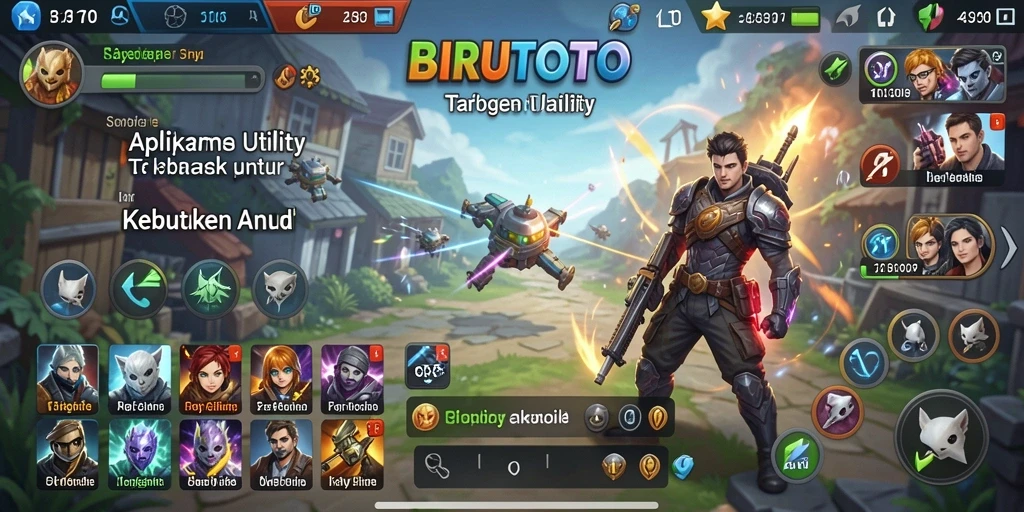 Tampilan antarmuka BIRUTOTO yang intuitif dan ramah pengguna.