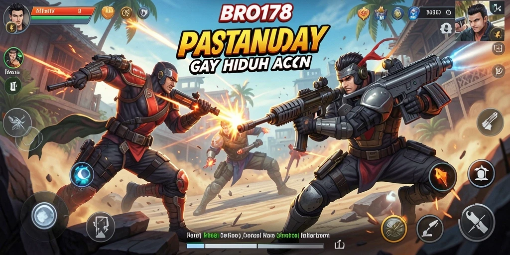 Screenshot utama BRO178 menampilkan pertarungan mendebarkan dengan grafis yang menakjubkan.