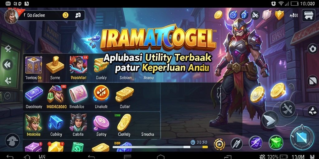 Tampilan antarmuka IRAMATOGEL yang user-friendly dan intuitif.