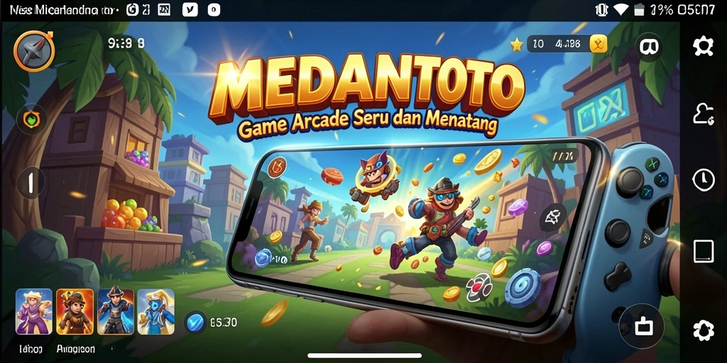 Screenshot gameplay MEDANTOTO menampilkan aksi seru dan grafis menarik.