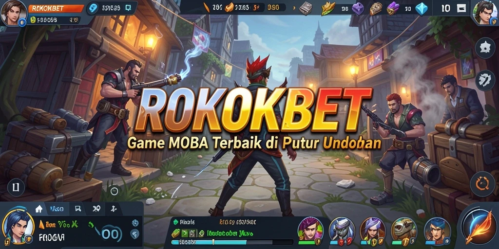 Tampilan gameplay ROKOKBET yang menegangkan dan penuh aksi.