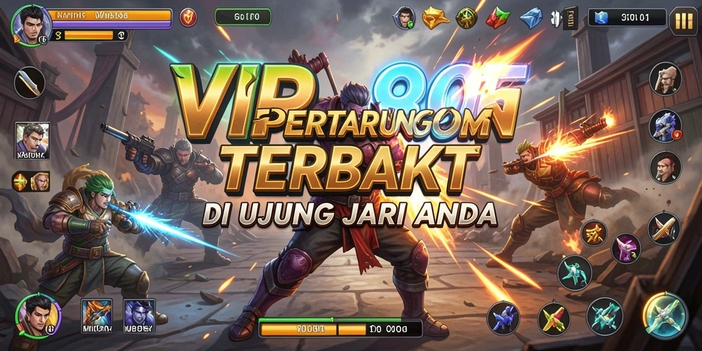 Gameplay mendebarkan dari VIP805 yang menampilkan pertarungan intens.