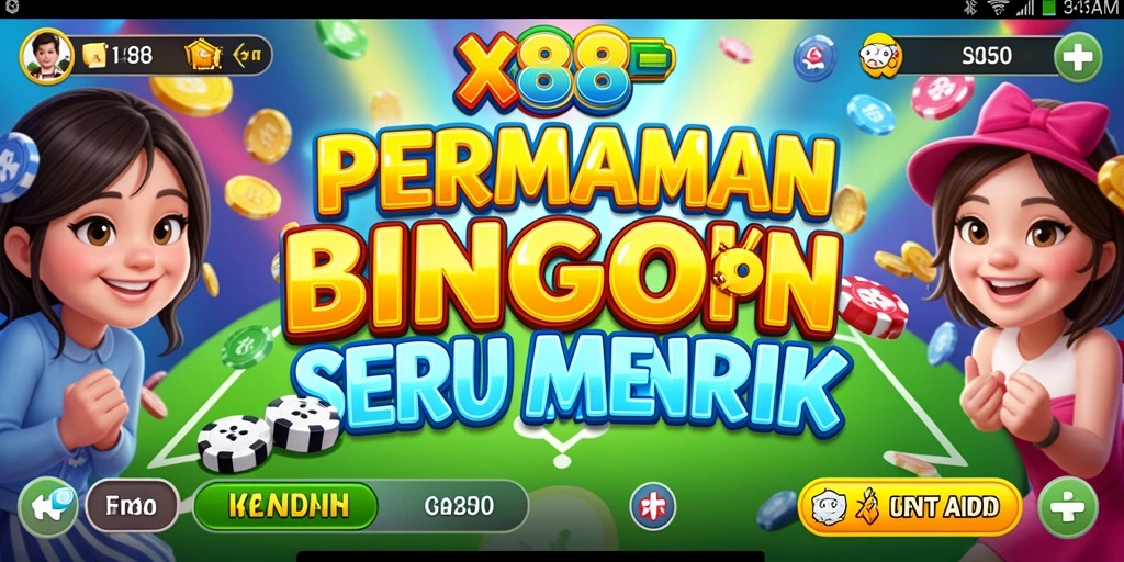 Tampilan gameplay menarik dari X88 Bingo dengan interaksi pemain yang seru.