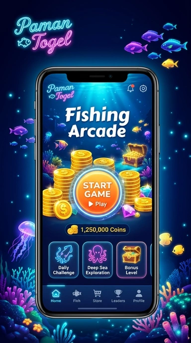 Tampilan utama aplikasi pamantogel yang memudahkan navigasi.